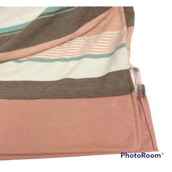 White Birch Super Soft V-Neck Long Sleeve Top, Sz 3X - Picture 5 of 6